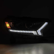 Load image into Gallery viewer, AlphaRex 2019+ Ford Ranger PRO-Series Proj Headlights Plank Style Alpha Black w/Seq Signal/DRL - 880119