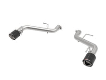 Load image into Gallery viewer, aFe POWER MACH Force-Xp 2.5in Axle-Back Exhaust System 16-20 Chevy Camaro SS V8 6.2L - Carbon Fiber - 49-44118-C