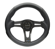Load image into Gallery viewer, NRG Reinforced Steering Wheel (320mm) w/Carbon Center Spoke - RST-002RCF