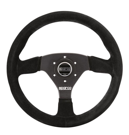 Sparco Steering Wheel 383 Suede Black - 015R383PSN