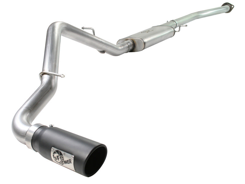 aFe MACHForce Exhausts Cat-Back Black Tips 99-03 GM Gas Trucks 1500 V6-4.3L/V8-4.8/5.3L - 49-44012-B
