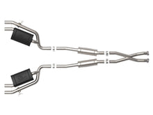 Load image into Gallery viewer, aFe Gemini XV 2.5in 304 SS Cat-Back Exhaust w/Cut-Out 18-22 Kia Stinger V6 3.3L - 49-37025