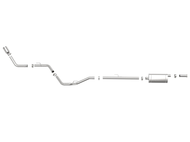aFe Apollo GT Series 2.5in 409SS 20-21 Jeep Gladiator (JT) V6-3.6L - Polished Tip - 49-48089-P