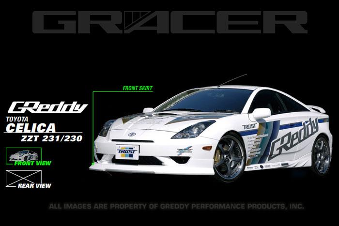 GReddy 03-05 Toyota Celica Front Lip Spoiler - 17010092