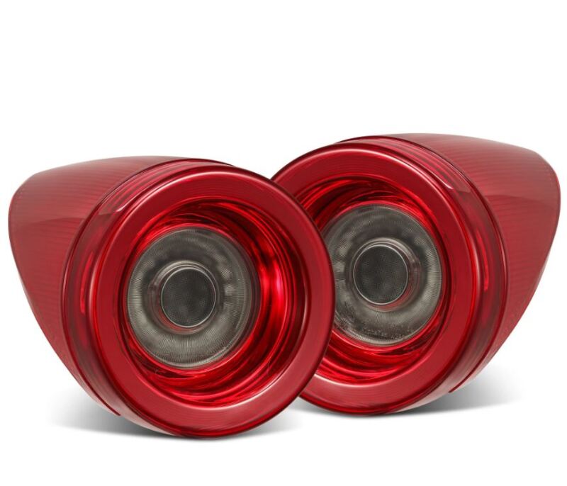 AlphaRex 10-15 Ferrari 458 NOVA-Series Prismatic LED Tail Lights Red Smoke - 668003