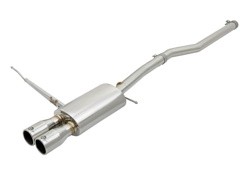 aFe MACHForce XP Exhausts Cat-Back SS-304 14-17 Mini Cooper S Hardtop 2-Door w/ Polished Tips - 49-36331-P