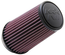 Load image into Gallery viewer, K&amp;N Filter Universal Rubber Filter 3 1/2 inch Flange 4 5/8 inch Base 3 1/2 inch Top 7 inch Height - RU-3130