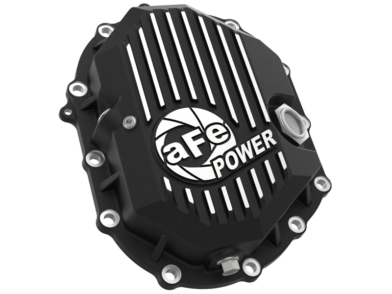 aFe Power Front/Rear Diff Cover Kit w/ Oil 11-19 GM Diesel Trucks V8 (AAM 9.25-12 & AAM 11.5-14) - 46-7707AB