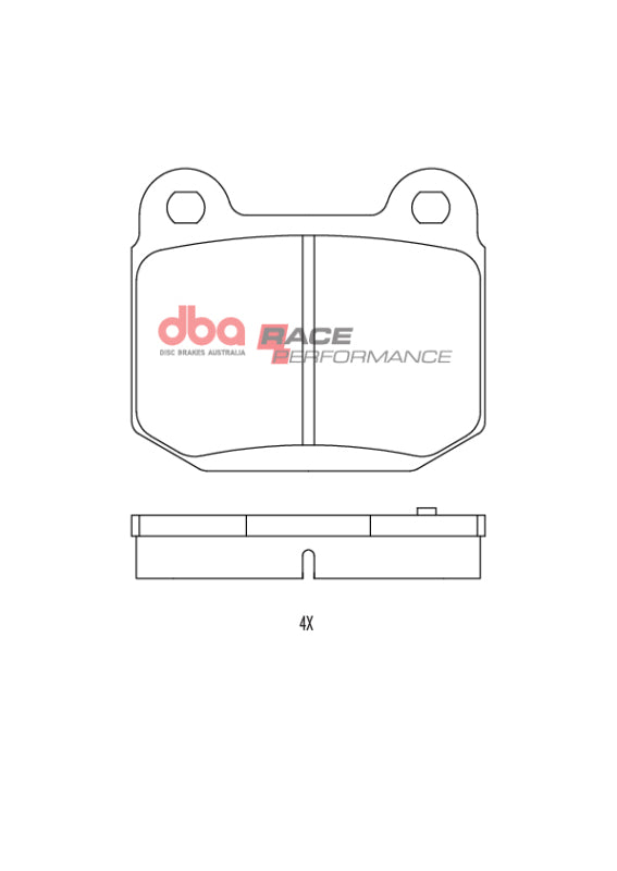 DBA 12-21 Subaru BRZ / 01-15 Subaru WRX STI Rear Race Performance Brake Pads - DB1521RP