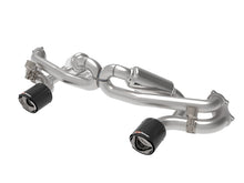 Load image into Gallery viewer, aFe MACHForce XP 2.25in-2.5in 304SS Exhaust Cat-Back 20-22 Porsche Cayman GT4 (718) - Carbon Tips - 49-36443-C