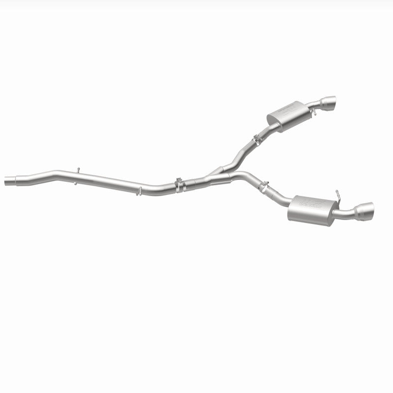 MagnaFlow 18-19 Audi A5 Dual Exit Polished Stainless CatBack Exhaust - 3in Main Piping Diameter - 19390