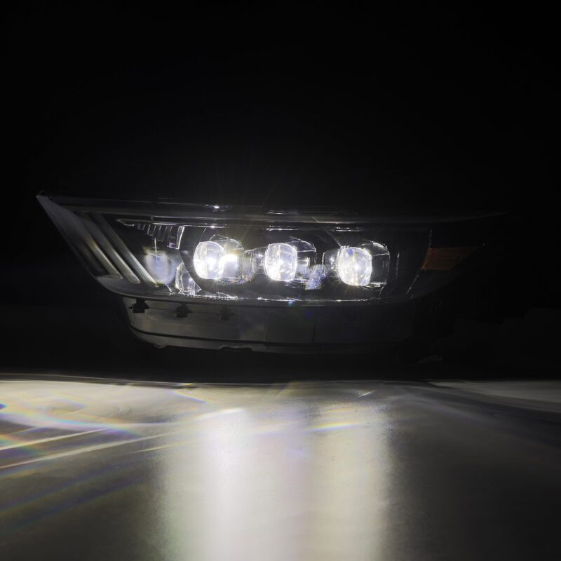 AlphaRex 15-17 Ford Mustang NOVA LED Proj HL Alpha-Black w/Activ Light/Seq. Signal + Switchback DRL - 880114
