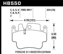 Load image into Gallery viewer, Hawk Porsche 911 / Cayman / Boxster Front /Rear DTC-70 Race Brake Pads - HB550U.634