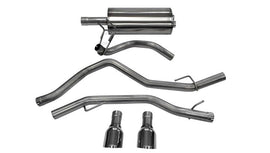 Corsa 2009-2018 Dodge Ram 1500 4.7L Quad/Crew Cab/Short Bed Polished Dual Exit Cat-Back Exhaust - 14405