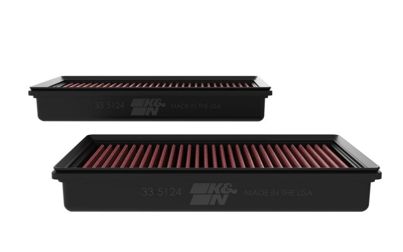 K&N BMW 760Li V12-6.0L F/I 10-15 (2 Per Box) - 33-5124