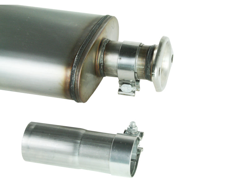 aFe MACHForce XP Exhausts Cat-Back SS-409 EXH Jeep Wrangler TJ 97-06 I6-4.0L HT - 2.5 In. - 49-46223