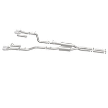 Load image into Gallery viewer, MagnaFlow Cat-Back, SS, 2.5in, Quad Split Rear 3.5in Tip 2015 Dodge Challenger 3.6L V6 - 19217