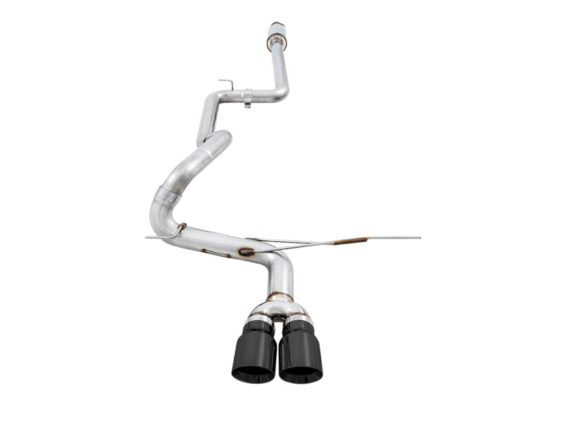 AWE Tuning Ford Focus ST Track Edition Cat-Back Exhaust - Diamond Black Tips - 3020-33036