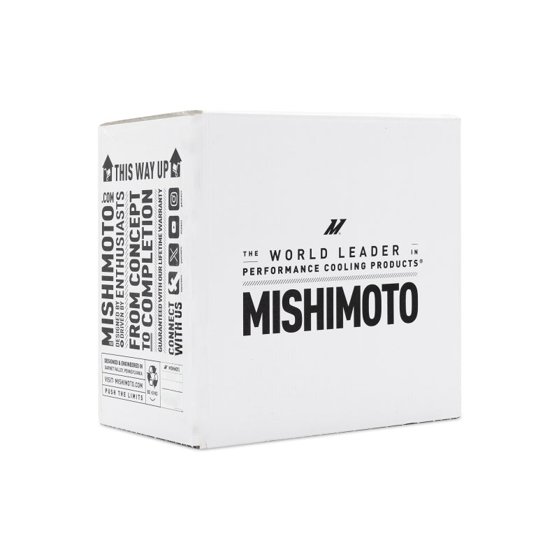 Mishimoto Universal Oil Cooler Kit 23 Row Cooler and 1in x 8in Fan - MMOC-23-K