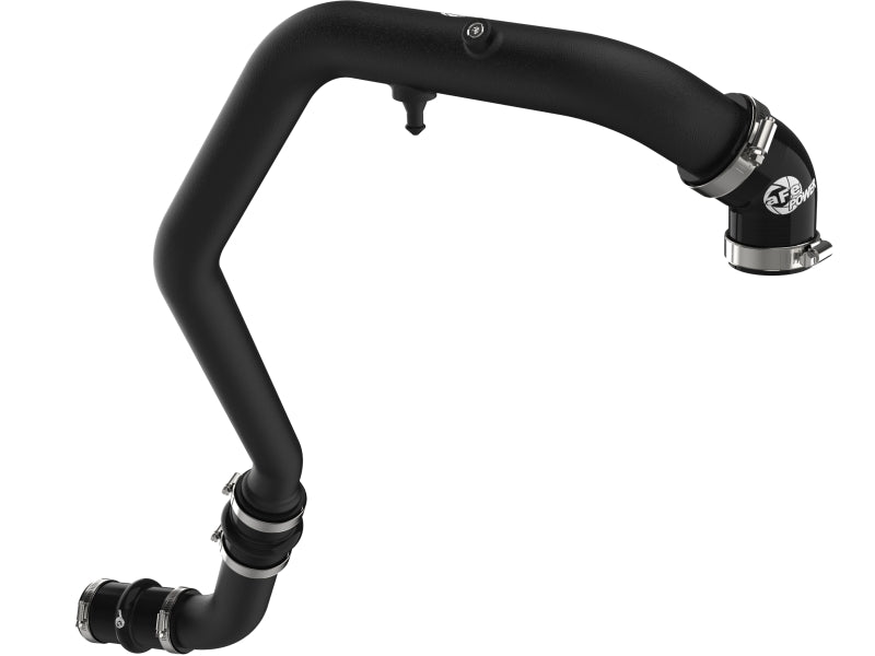 aFe BladeRunner Aluminum Hot and Cold Charge Pipe Kit Black Ford F-150 24-26 V6-2.7L (tt) - 46-20784-B