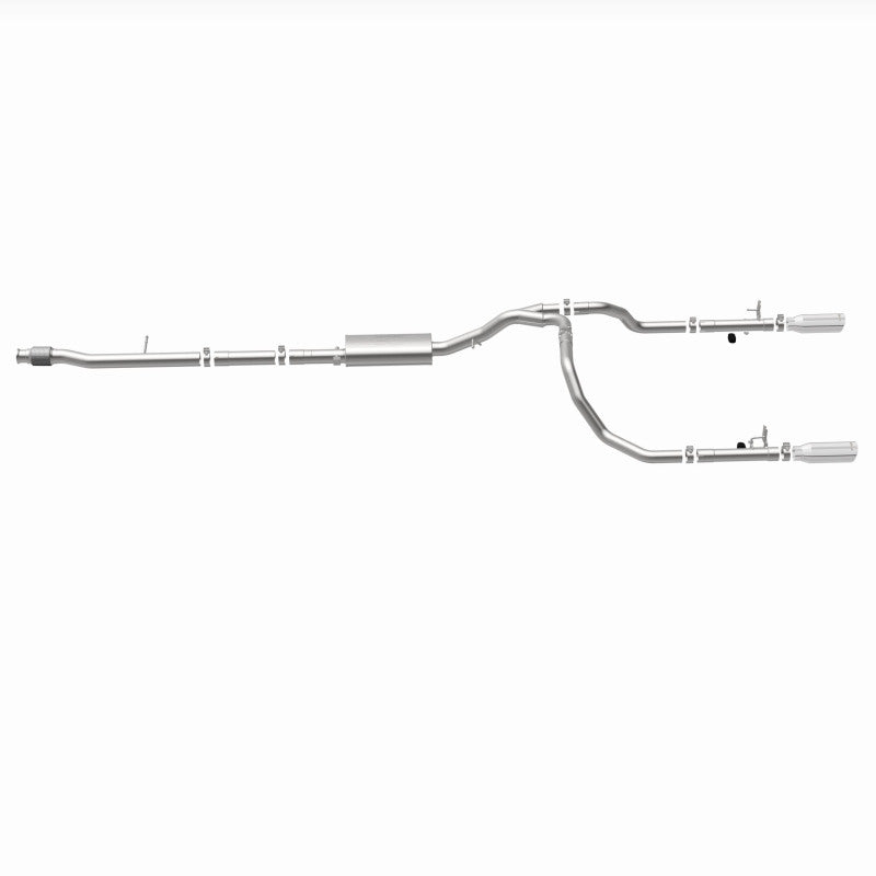 MagnaFlow 2019 Chevy Silverado 1500 V8 5.3L/V6 4.3 Street Series Dual Exit Exhaust w/ Polished Tips - 19471
