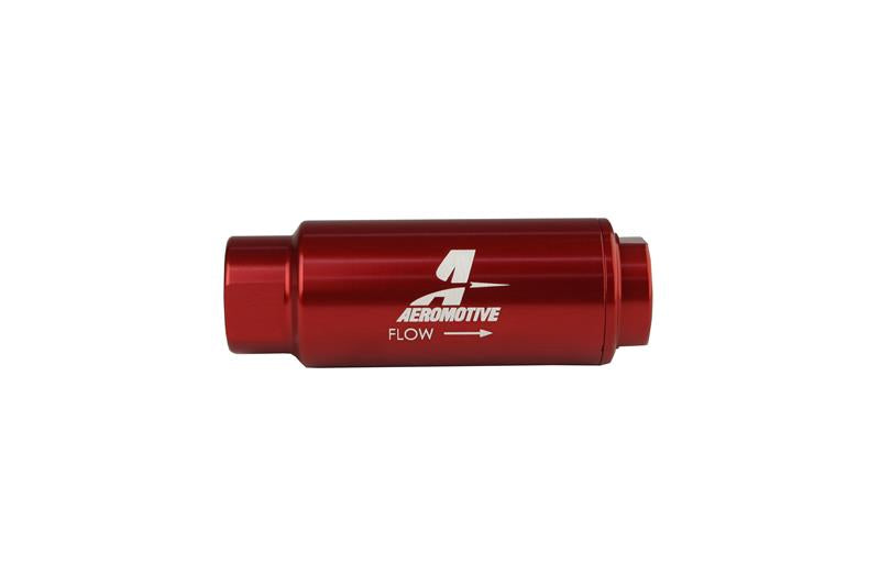 Aeromotive SS Series In-Line Fuel Filter - 3/8in NPT - 40 Micron Fabric Element - 12303