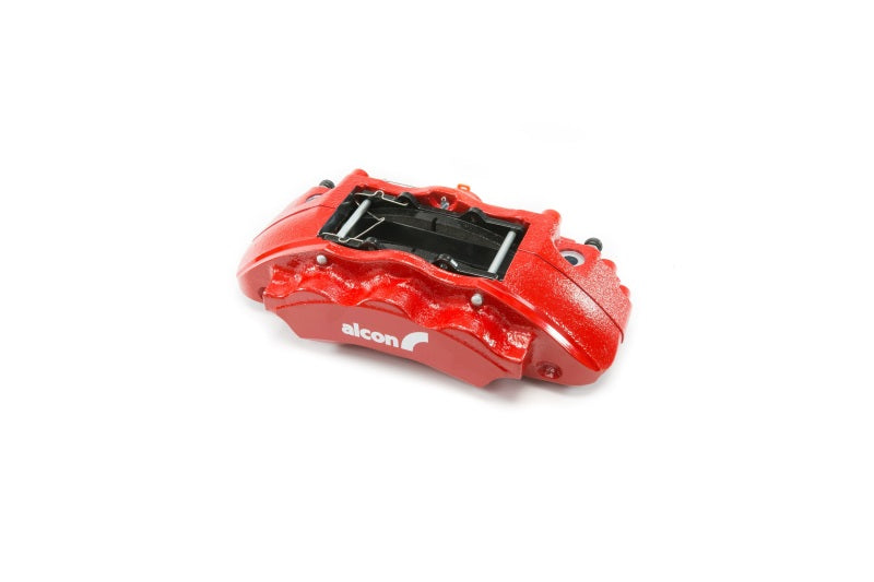 Alcon 2019+ Ford Ranger/2020+ Bronco 2.3L 350x34mm Rotors 6-Piston Calipers Front Brake Kit - Red - ALABKF1551K61