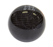 Load image into Gallery viewer, NRG Universal Ball Style Shift Knob - Heavy Weight 480G / 1.1Lbs. - Carbon Fiber (5 Speed) - SK-300BC-3-W