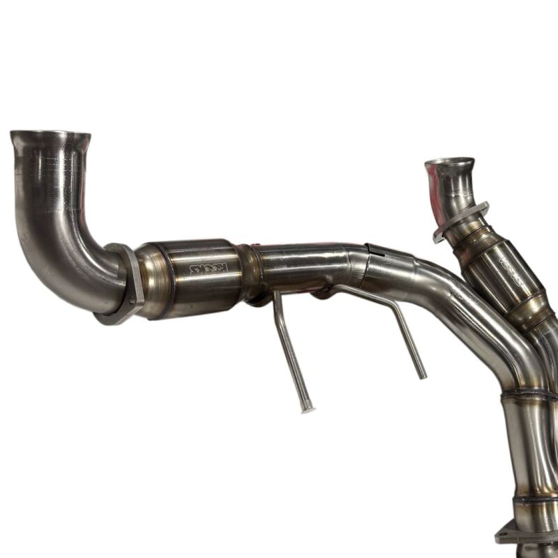 Kooks 21-26 Ford F150 5.0L 3in ULTRA GREEN Catted SS Y-Pipe (To OEM Conn.) Kooks HDR Required - 13713500