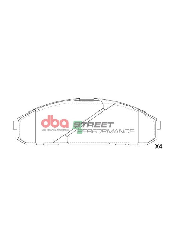 DBA 92-97 Nissan Patrol GQ EFI (w/Twin Piston Calipers) SP Performance Front Brake Pads - DB1257SP