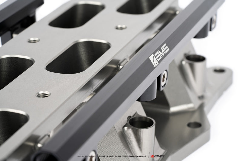 AMS Performance Infiniti Q50/Q60 Port Injection Lower Manifold - Gunmetal - ALP.28.08.0002-2