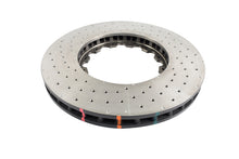 Load image into Gallery viewer, DBA 19+ Chevrolet Camaro ZL1 (w/ NAS Nuts) 5000 Series Cross Drilled &amp; Dimpled KP Brake Rotor - DBA53940.1XD