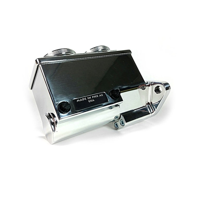 Baer Brakes GM/Ford 1in Bore Remaster 2-Bolt Left Port Master Cylinder Assembly - Polished - 6801213LP