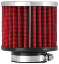 Load image into Gallery viewer, K&amp;N 1.5in Flange ID x 3in OD x 2.5in H Chrome Finish Rubber Base Crankcase Vent Filter - 62-1460