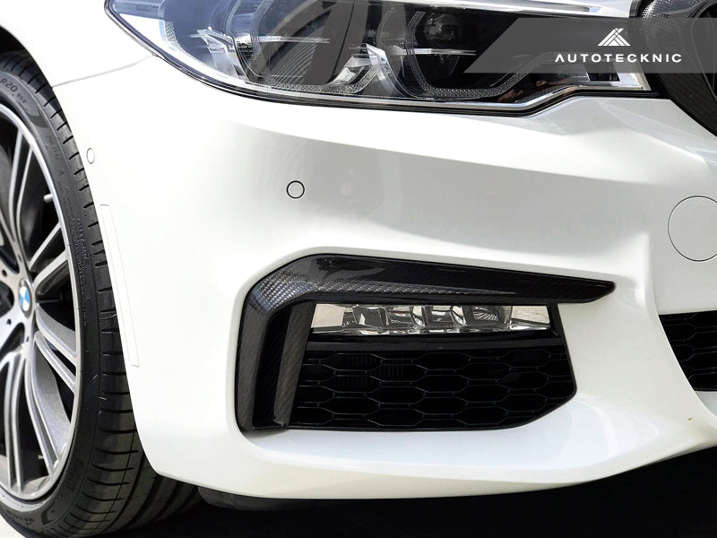 AutoTecknic Dry Carbon Front Bumper Trim - BMW G30 5-Series M-Sport