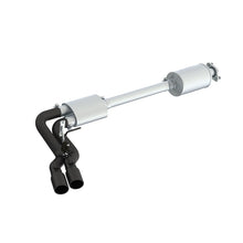 Load image into Gallery viewer, MBRP 15-20 Ford F150 Pre-Axle 4in OD Tips Dual Outlet 3in Black Coated Cat Back Exhaust - S5262BLK