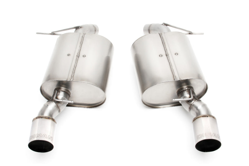 Dinan 07-11 BMW 335i/335xi (E90) Free Flow Axleback Exhaust System - Polished Tips - D660-0012