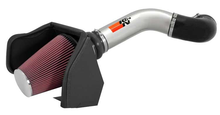 K&N 99-04 Chevy Silverado V8-4.8/5.3L Polished High Flow Performance Kit - 77-3021KP