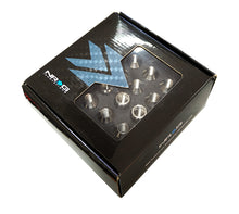 Load image into Gallery viewer, NRG 200 Series M12 X 1.25 Titanium Lug Nut Set - 21 Pc w/Lock Key Socket - Silver - LN-T210SL-21