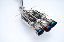 Load image into Gallery viewer, Invidia 17+ Honda Civic SI Sedan Gemini Triple Titanium Tip Cat-back Exhaust - HS17CS47GM3ST