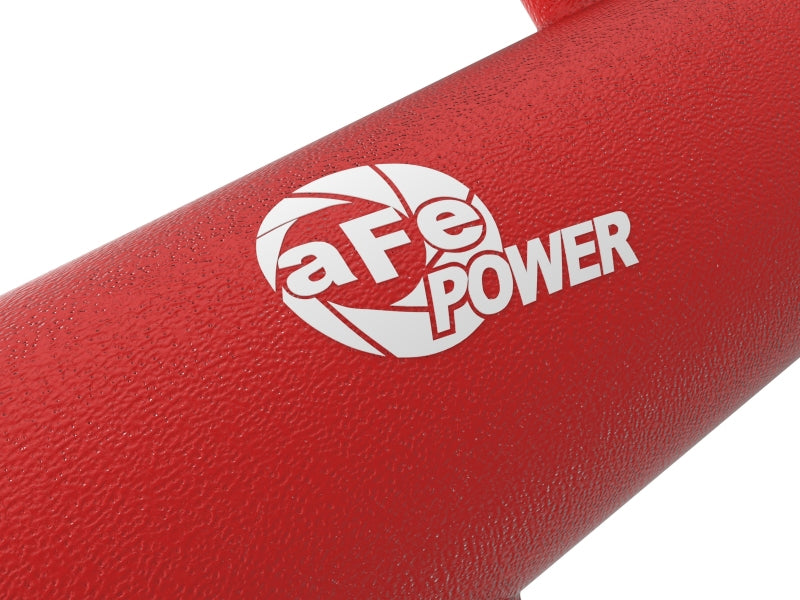 aFe BladeRunner Red 2-3/4in Aluminum Charge Pipe 2021 Toyota Supra GR (A90) I4-2.0L (t) B48 - 46-20488-R