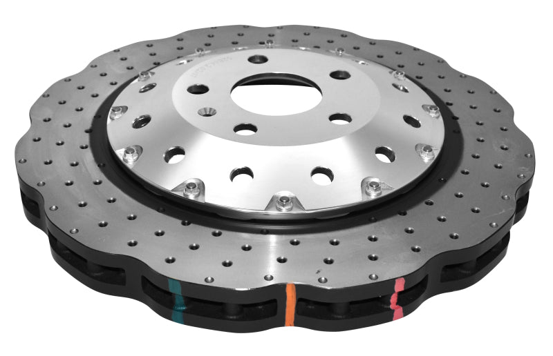 DBA 2015+ Audi RS-3 5000 Series Drilled Front Brake Rotor - DBA52844SLVXD