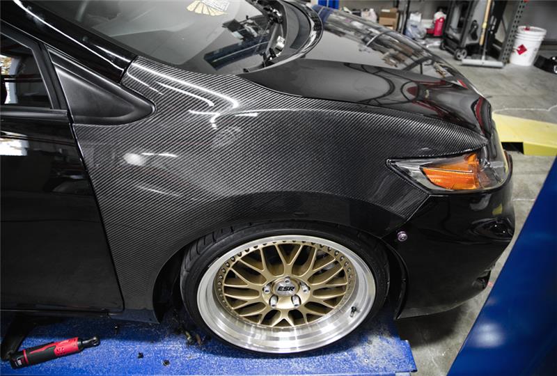 Seibon 14-15 Honda Civic 2 Door OE-Style Carbon Fiber Fenders - FF14HDCV2D