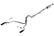 Load image into Gallery viewer, Borla F-150 2021 5.0L 4dr CC SB EC STB Lariat/KR/Platinm/LTD 3/2.25 SRE Cat-Back ATAK Black CHR Tips - 140867BC