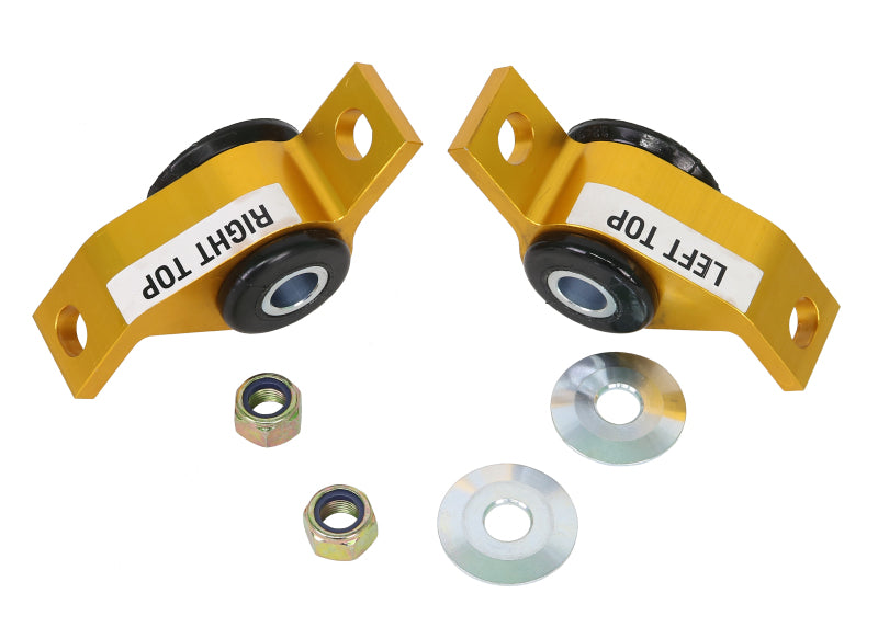 Whiteline 93-00 Subaru Impreza Non-Turbo Front Lower control arm anti-dive caster kit - KCA319A