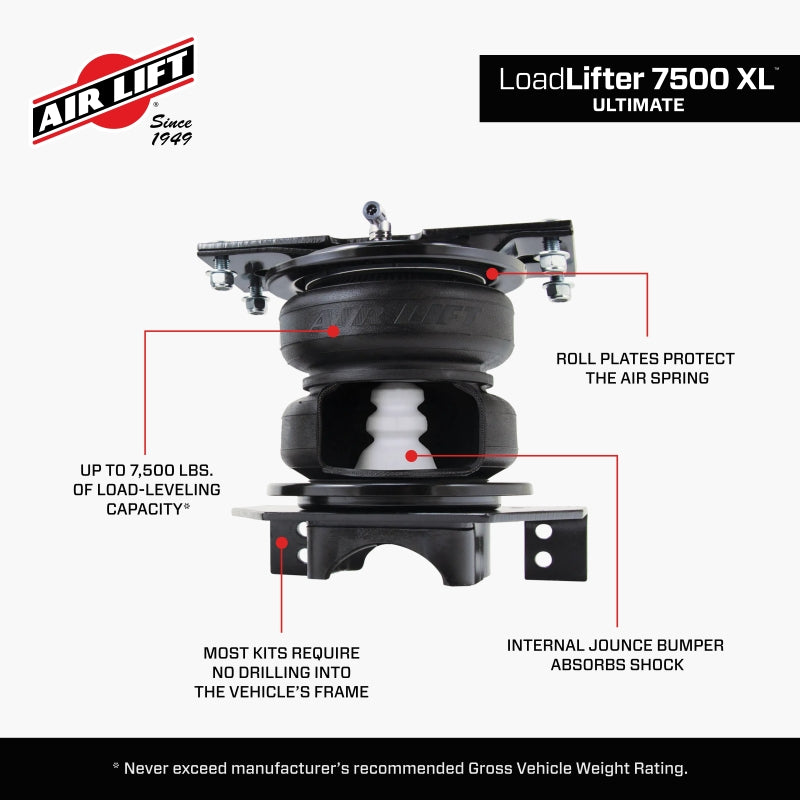 Air Lift LoadLifter 7500XL Ultimate for 11-16 Ford F250/350 - 57596