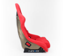 Load image into Gallery viewer, NRG FRP Bucket Seat ULTRA Edition - Large (Red Alcantara/Gold Glitter Back) - FRP-302RD-ULTRA