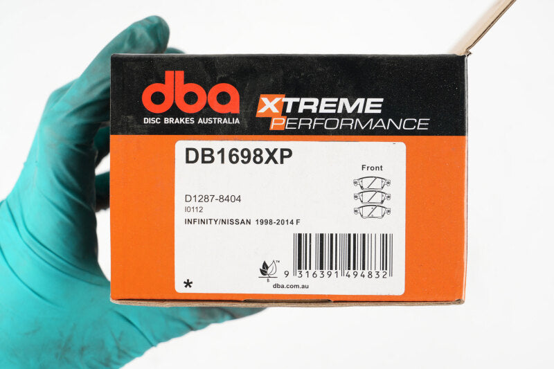 DBA 07-09 Infiniti G37 S XP Performance Front Brake Pads - DB1698XP