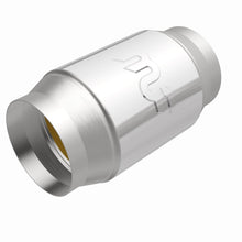 Load image into Gallery viewer, MagnaFlow Premium High Flow Metallic Converter 5in OD - 4in In / 4in Out - 69012
