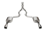 Corsa 24+ Ford Mustang GT Xtreme CatBack Exhaust Sys 3.0in Dual Rear Exit w/4.5in Straight Cut Tips - 21251
